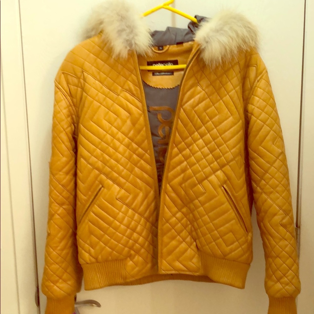 2005 Pelle Pelle Honey Gold Rabbit fur coat